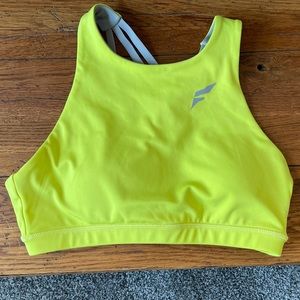 Flag Nor Fail Strappy Crisscross Sports Bra